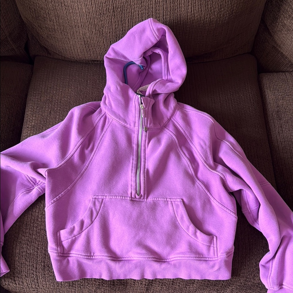 Lululemon Purple Scuba Hooded Sweatshirt